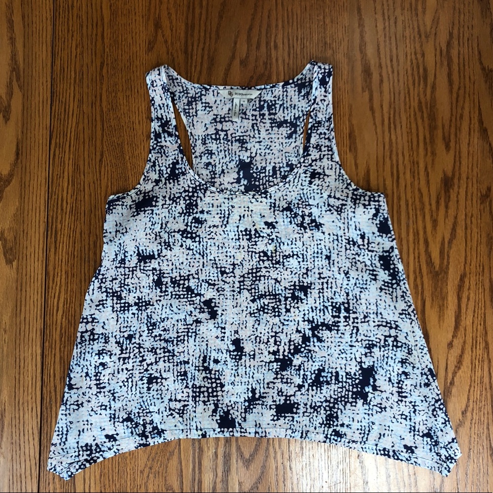 BCBG asymmetrical tank